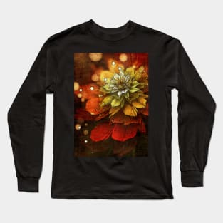 Fractal Space Asters Long Sleeve T-Shirt